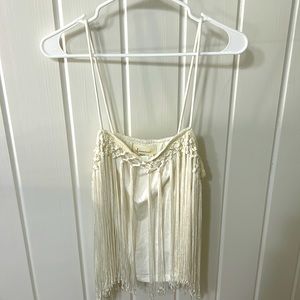 Tassel top from Anthropologie